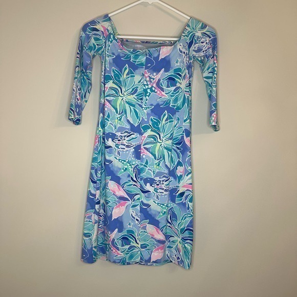 Lilly Pulitzer Laurana in Bennet Blue Celestial Blue Size XXS - Picture 8 of 8